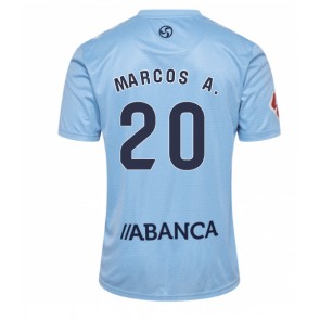 Celta Vigo Marcos Alonso #20 Hjemmebanetrøje 2024-25 Kort ærmer